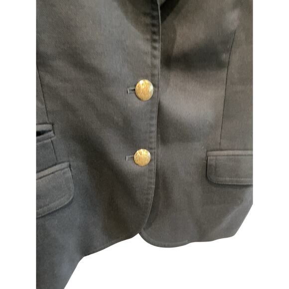 J.CREW Womens Schoolboy Blazer Size 6 Navy Blue Gold Button Old Money Classic - Picture 10 of 10